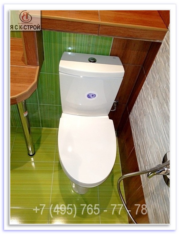 Ремонт ванной и туалета под ключ цена с материалом Москва
