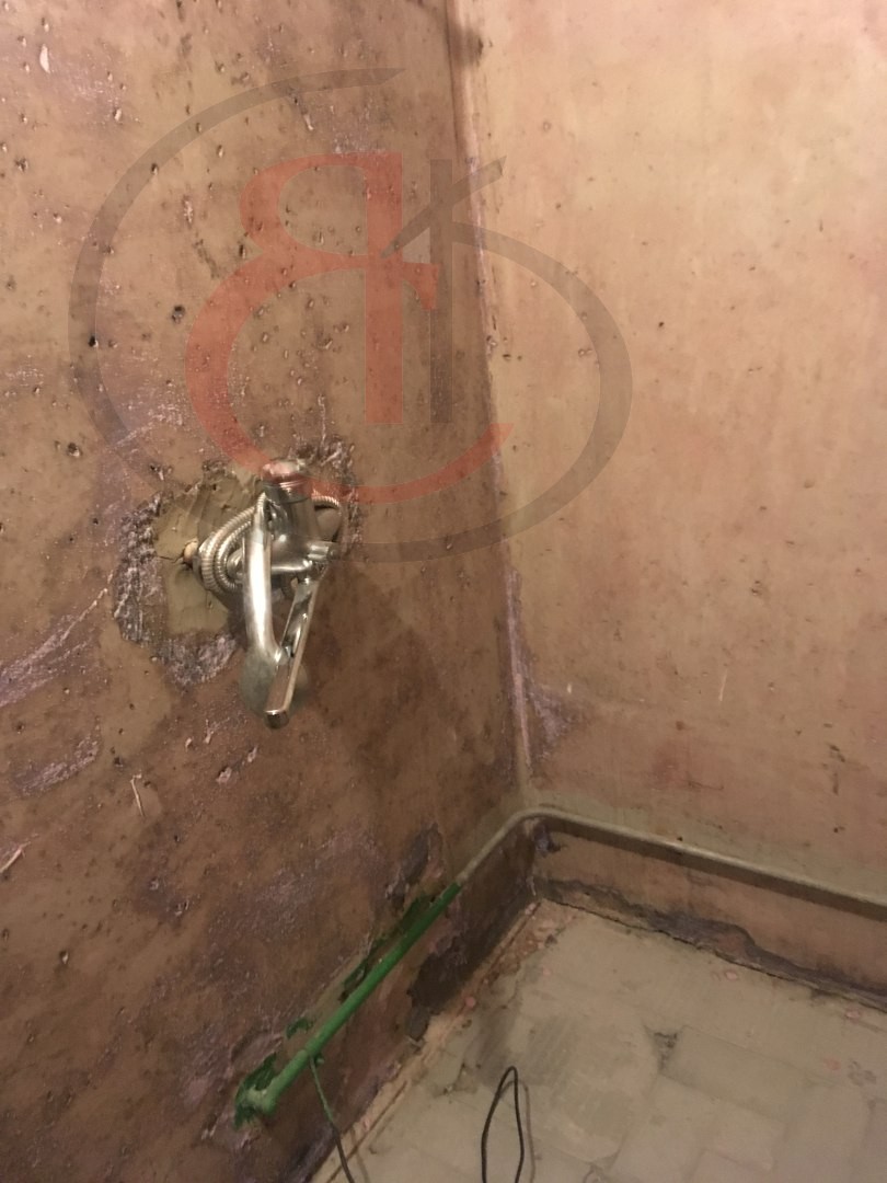 Стоимость ремонта ванной комнаты в панельном доме по улице Варваринская 6с6, составила 47 000, ЧЕРНОВЫЕ СТАДИИ (4)
