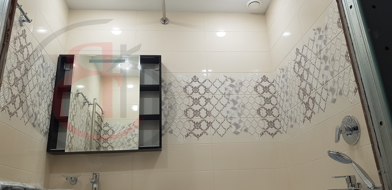 Дизайн интерьера ванной комнаты и туалета, район Тропарево-Никулино,  (2)