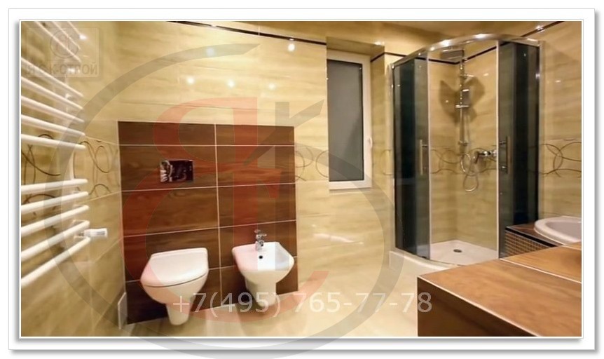 Большая ванная комната 7,5 кв.м. с дизайнерским подходом, Проектируемый проезд № 1672