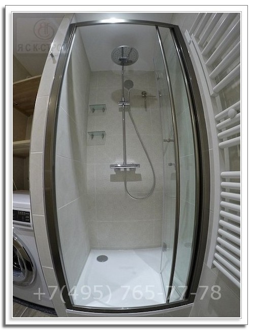 Ремонт ванной комнаты в Москве душ кабина после ремонта