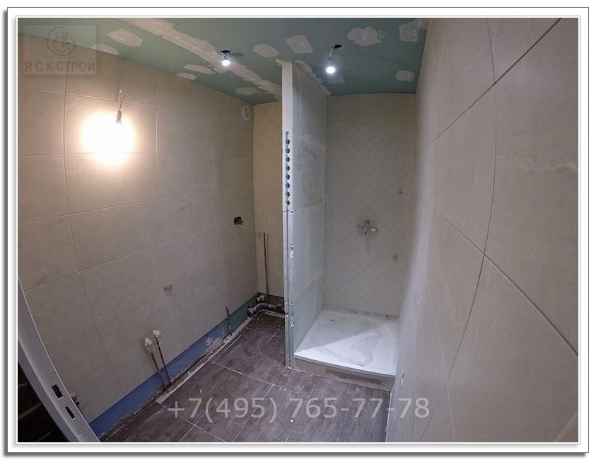 Ремонт ванной комнаты в Москве монтажные работы по ремонту