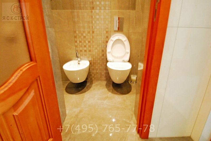 Фото туалета после ремонта от компании ЯСК СТРОЙ