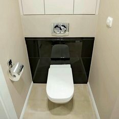 Туалет ремонт в ЖК Европейском 