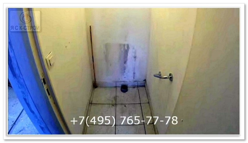 Стоимость ремонта ванной комнаты - Фото до ремонт старый туалет