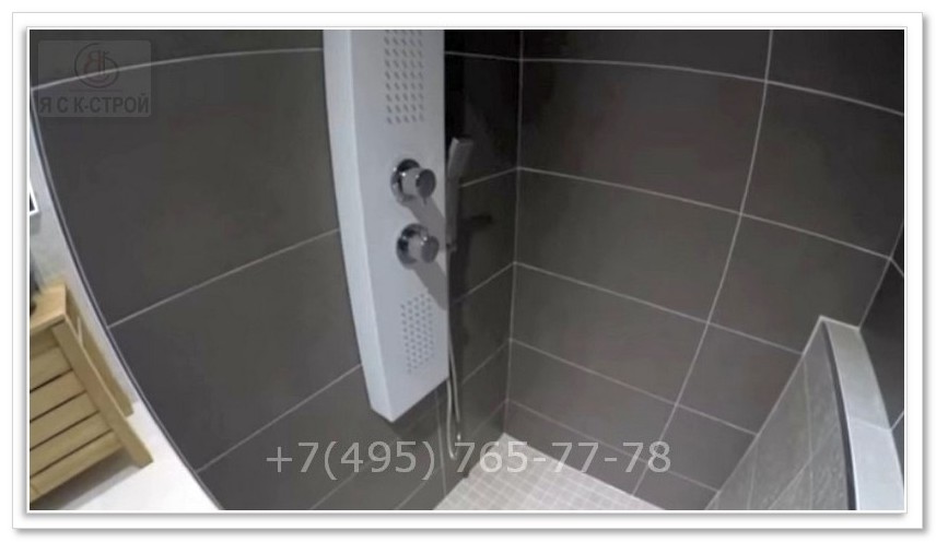 Стоимость ремонта ванной комнаты - Душевая штанга в ванную за 450 рублей установка в Москве