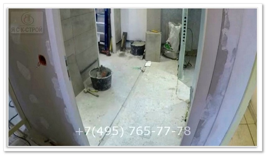 Стоимость ремонта ванной комнаты - Монтажные работы полу из цена от 450 рублей - Москва ЯСК Строй