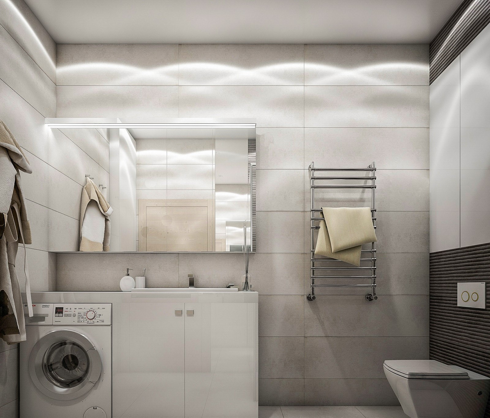 Пример 4) Ремонт ванной комнаты по дизайн проекту по адресу: Москва, улица Солянка, 4с5
