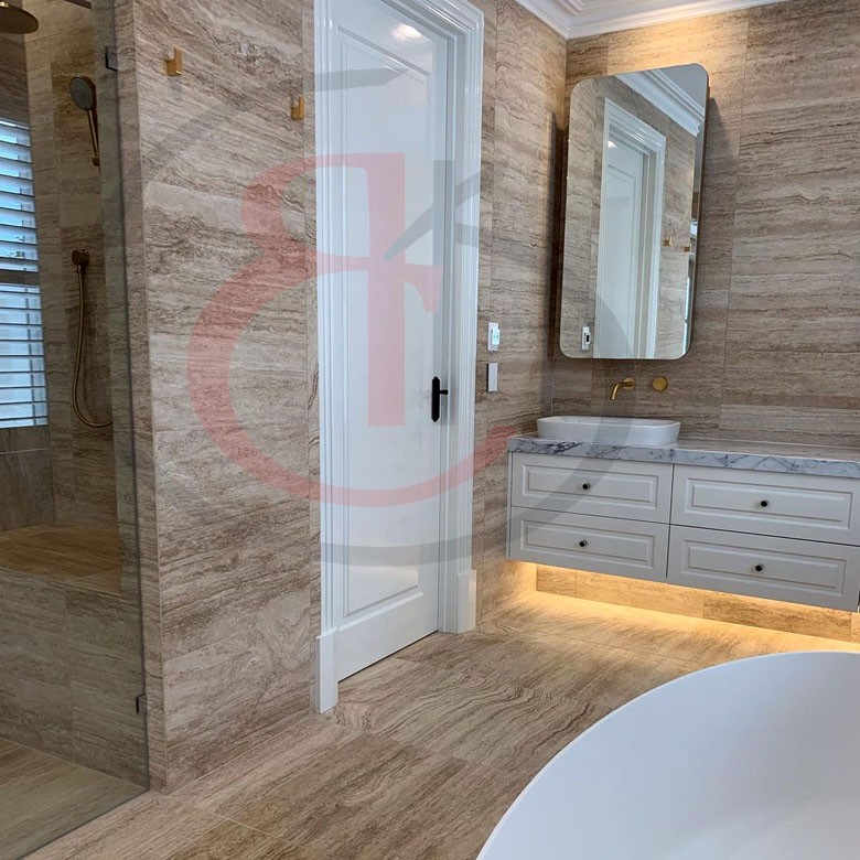 Отделка ванной комнаты выполнена по дизайн проекту,  (11)