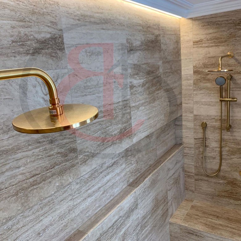 Отделка ванной комнаты выполнена по дизайн проекту,  (3)