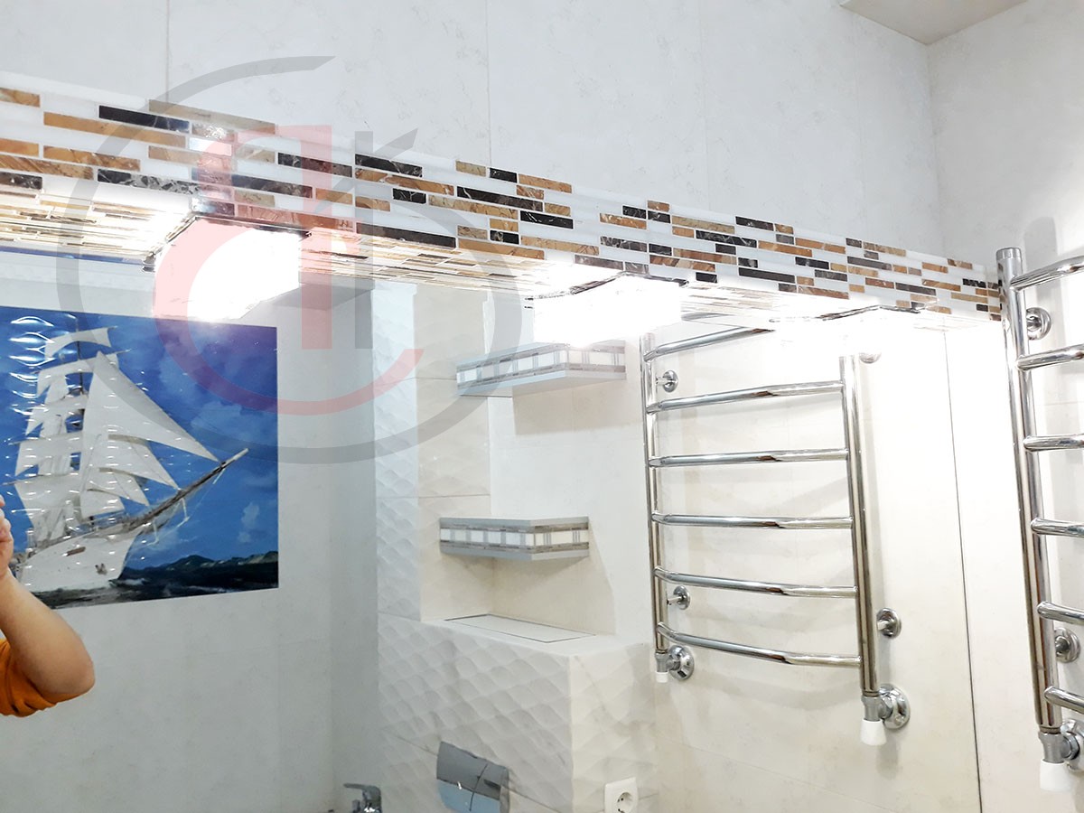 ремонт ванной комнаты с качественных материалов