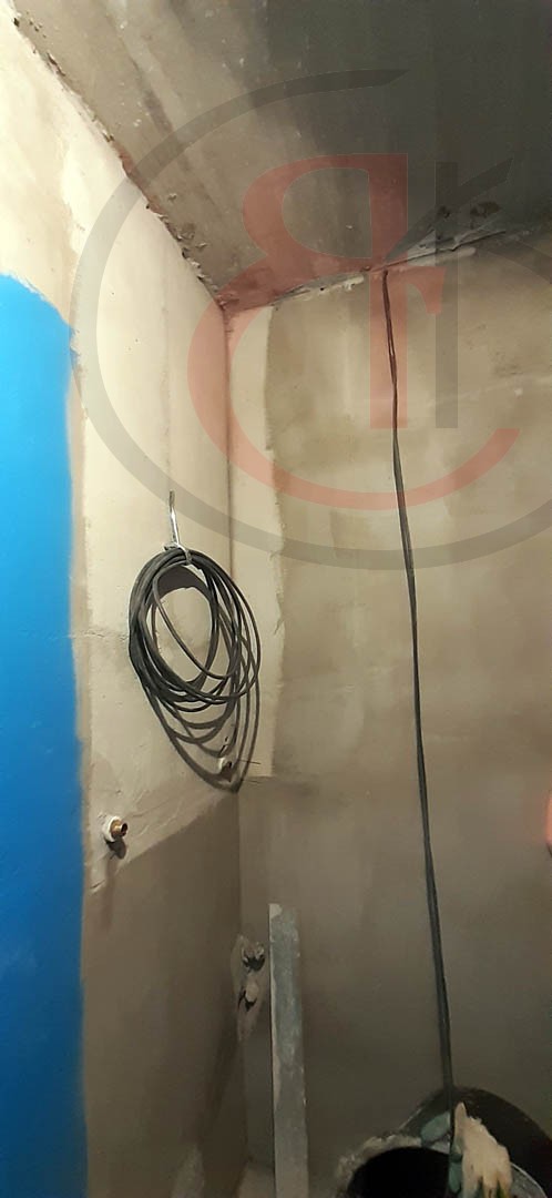 Новопеределкино, ремонт ванной комнаты с демонтажом сантехкабины в панельном доме, Черновая отделка комнаты. Фото отчет черновых работ (11)