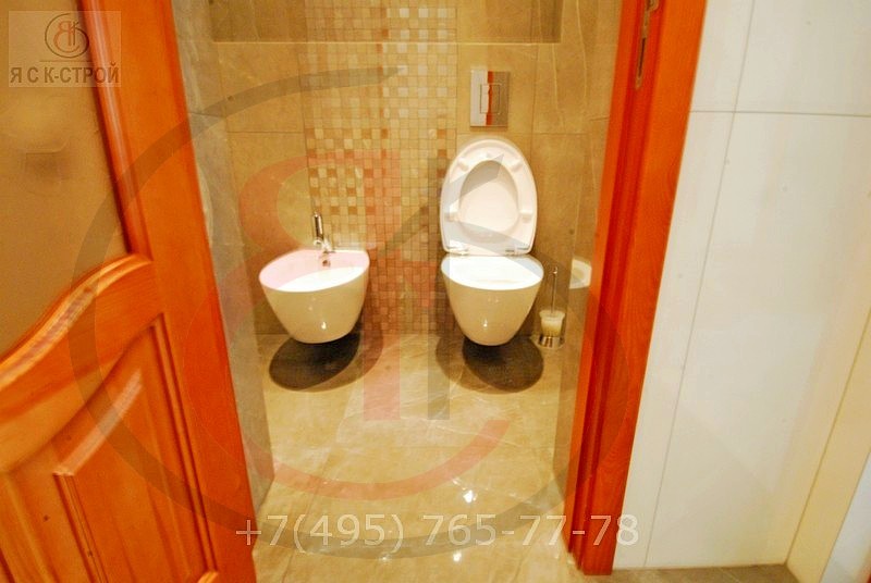 Ремонт ванной комнаты под ключ в загородном доме, цены в Москве., Фото-отчет 