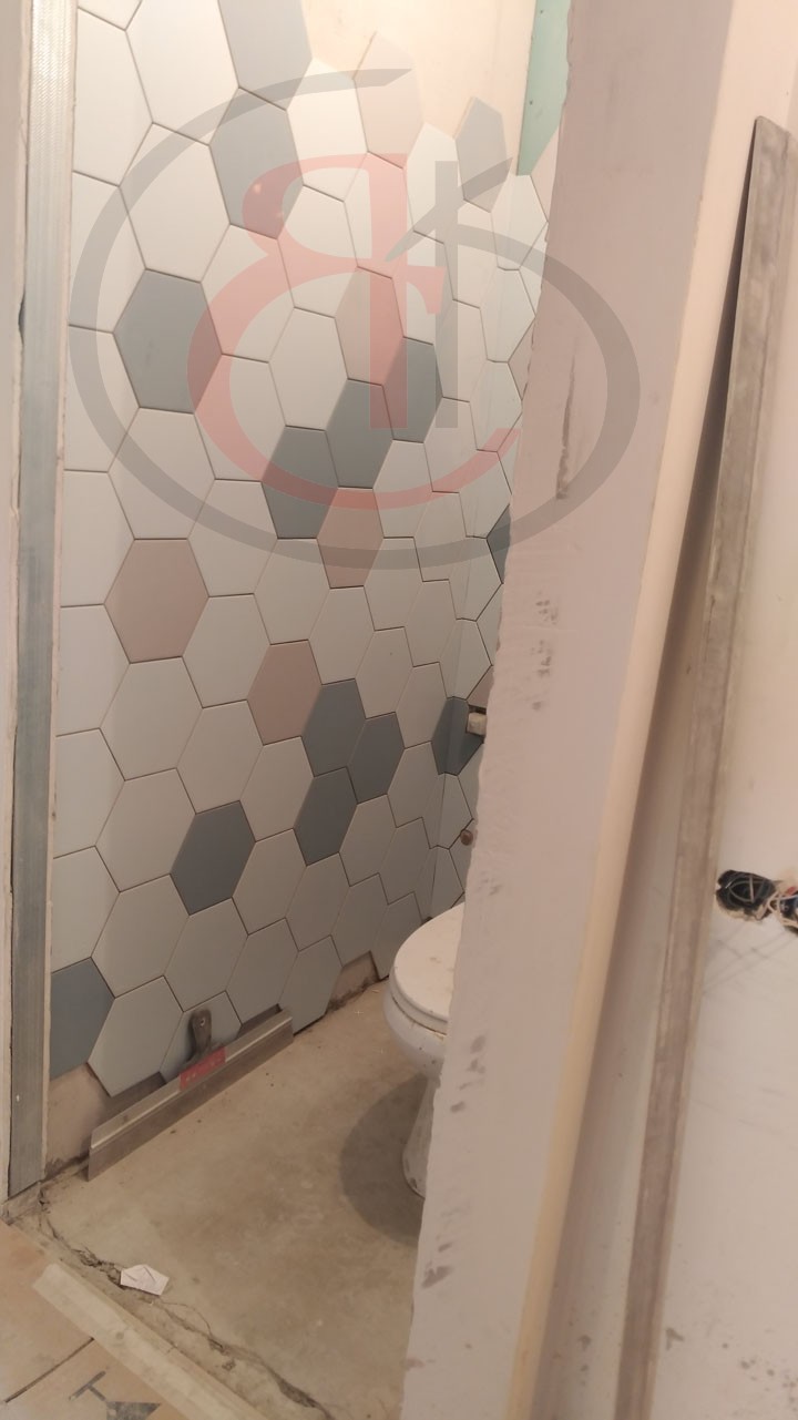 Провели сложные работы в ванной и туалете по Лукинской улице, 14, фото отчет материала №2 (50)