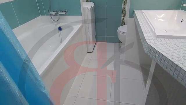 Ремонт ванной и туалета под ключ цена с материалом, размер ванны 2000 на 2300 , 2000 на 2300 и того 4,6 м2 (2)