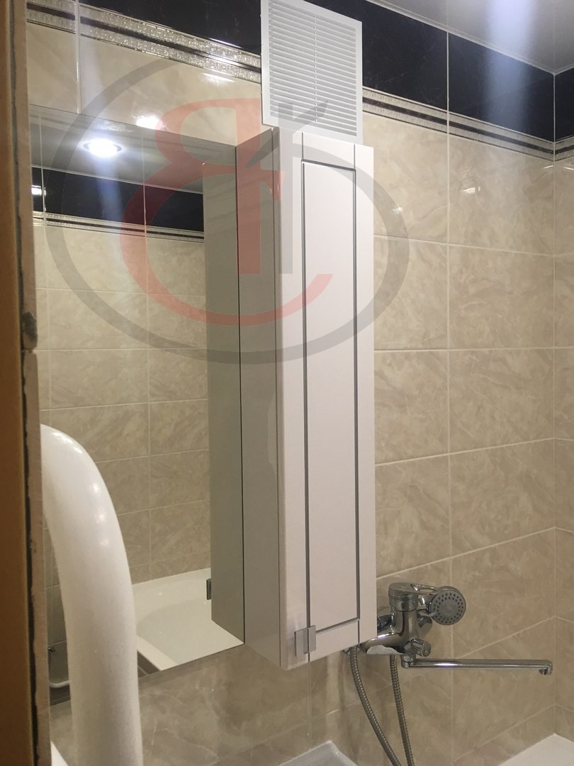 Стоимость ремонта ванной комнаты в панельном доме по улице Варваринская 6с6, составила 47 000, ВАННАЯ КОМНАТА 2,6 м2 (8)