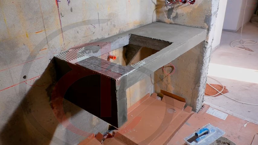 Обзор чернового ремонта ванной комнаты, плановые черновые работы (35)