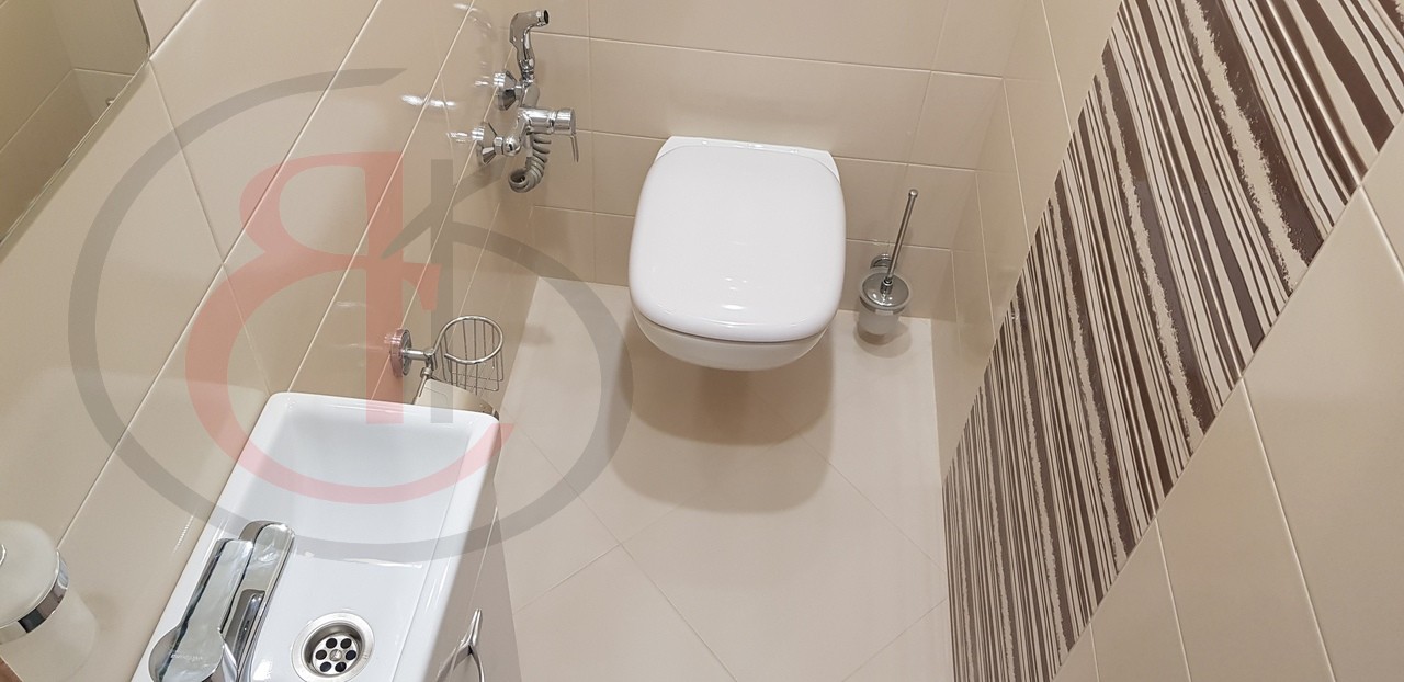 Дизайн интерьера ванной комнаты и туалета, район Тропарево-Никулино,  (7)
