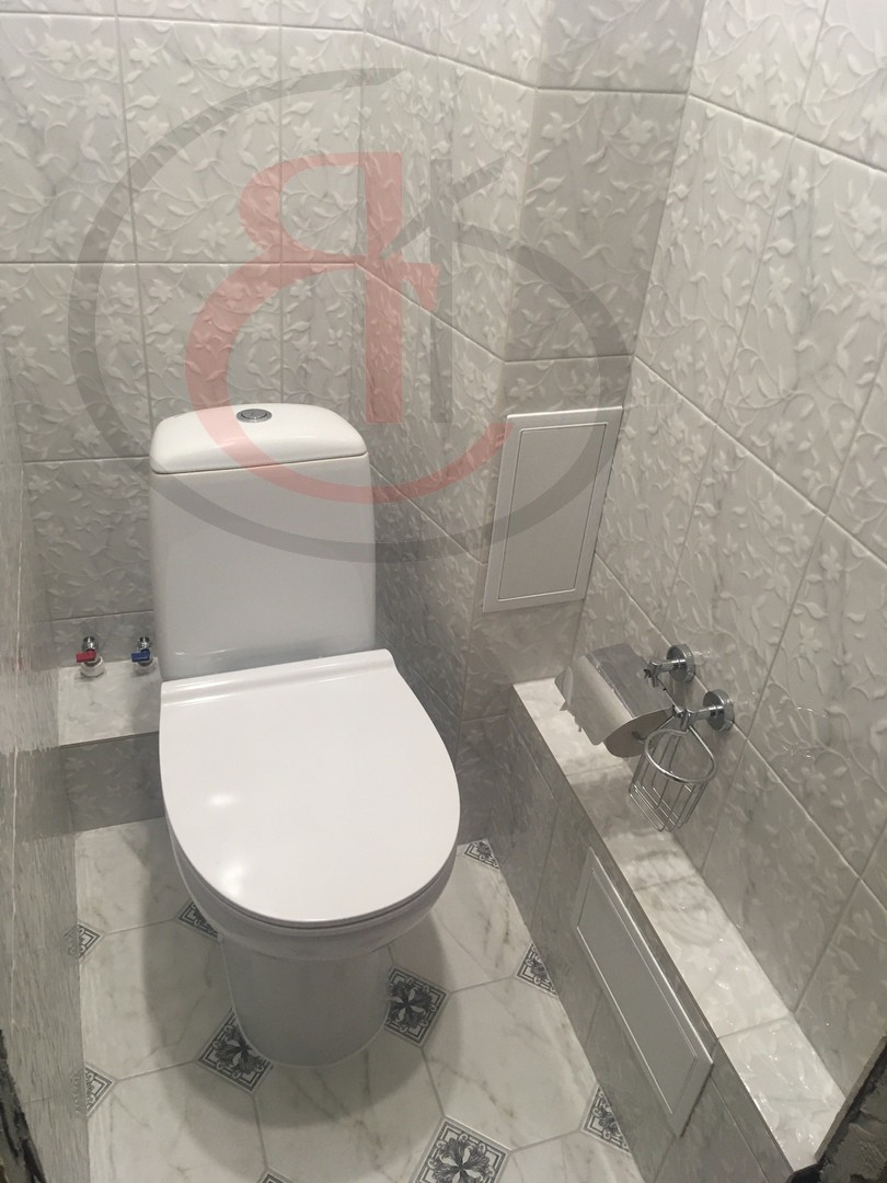 Новый ремонт ванной комнаты и туалета под ключ, САНУЗЕЛ (7)