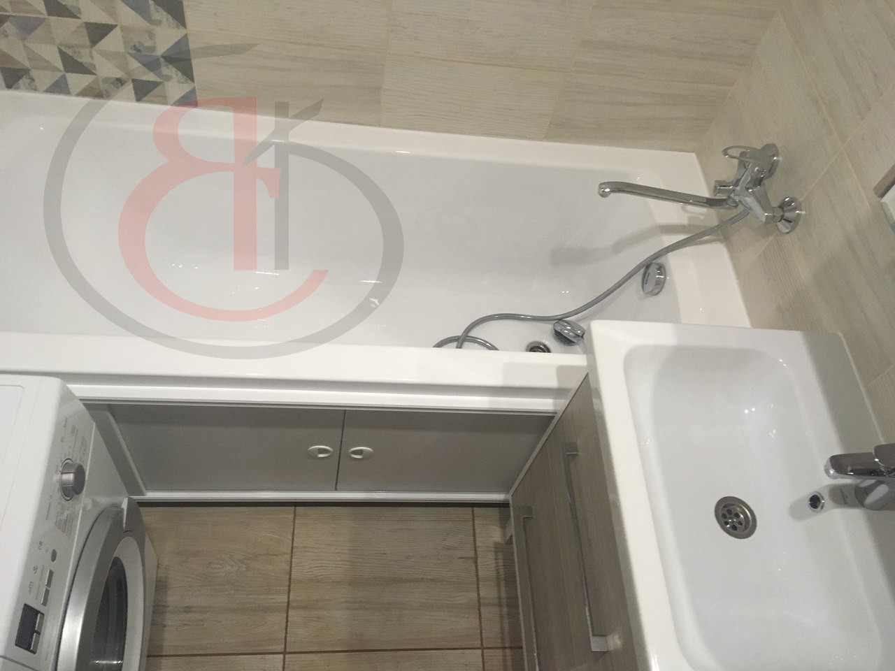 Ремонт туалета и ванной комнаты под ключ, по улице Косыгина, 67, - обзор стоимости отделки, ВАННАЯ (1)