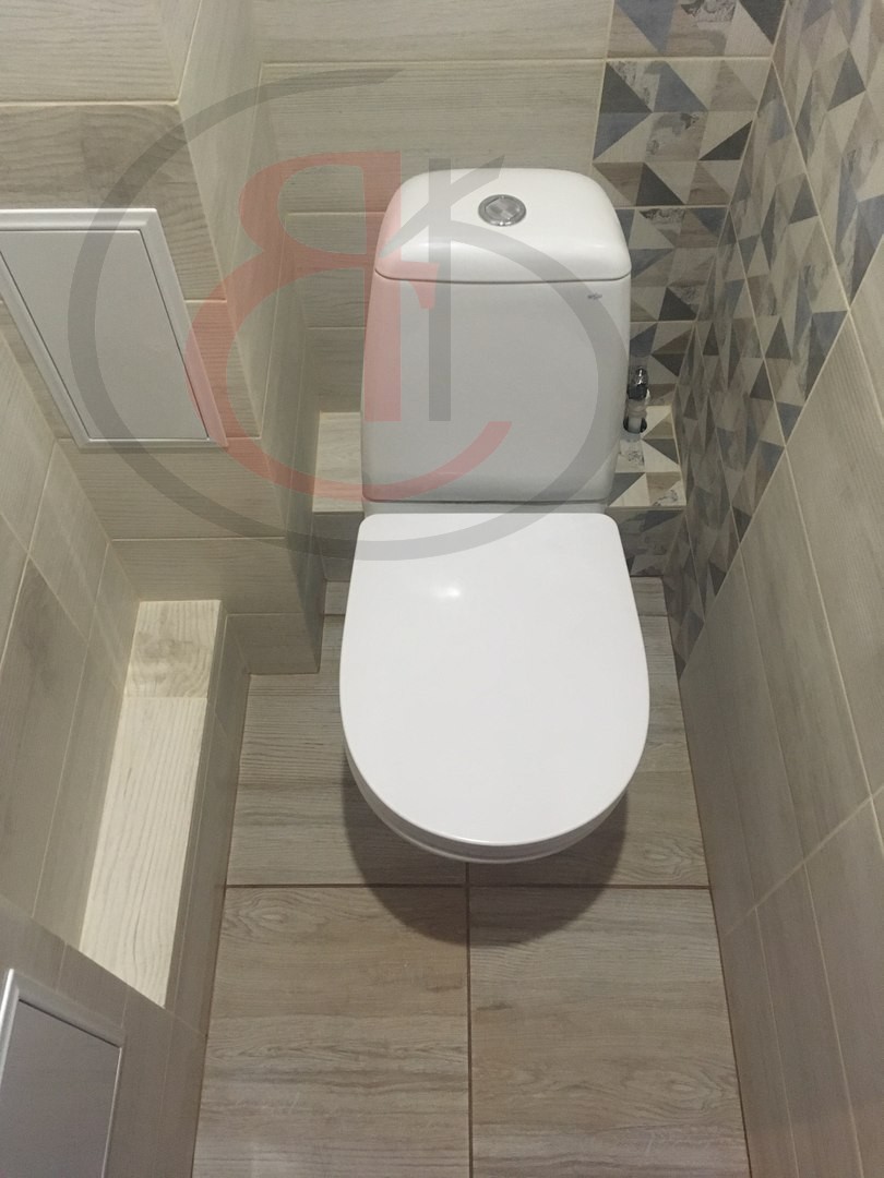 Ремонт туалета и ванной комнаты под ключ, по улице Косыгина, 67, - обзор стоимости отделки, САНУЗЕЛ (6)