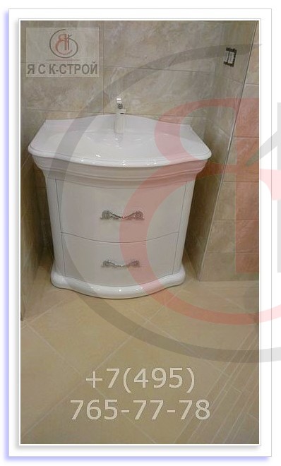 Средняя стоимость ремонта ванной 4м2 под ключ, ул. Братеевская, 21, составила 52 000 р., Фото отчет (8)