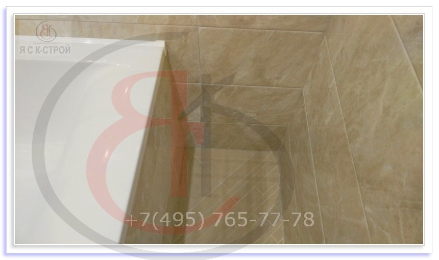 Средняя стоимость ремонта ванной 4м2 под ключ, ул. Братеевская, 21, составила 52 000 р., Фото отчет (5)