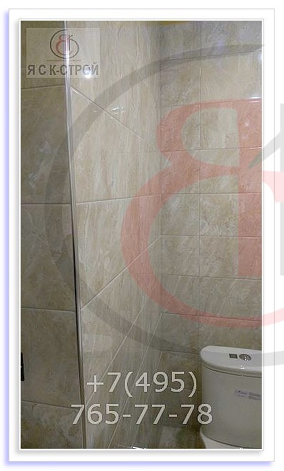 Средняя стоимость ремонта ванной 4м2 под ключ, ул. Братеевская, 21, составила 52 000 р., Фото отчет (18)