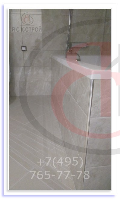 Средняя стоимость ремонта ванной 4м2 под ключ, ул. Братеевская, 21, составила 52 000 р., Фото отчет (4)
