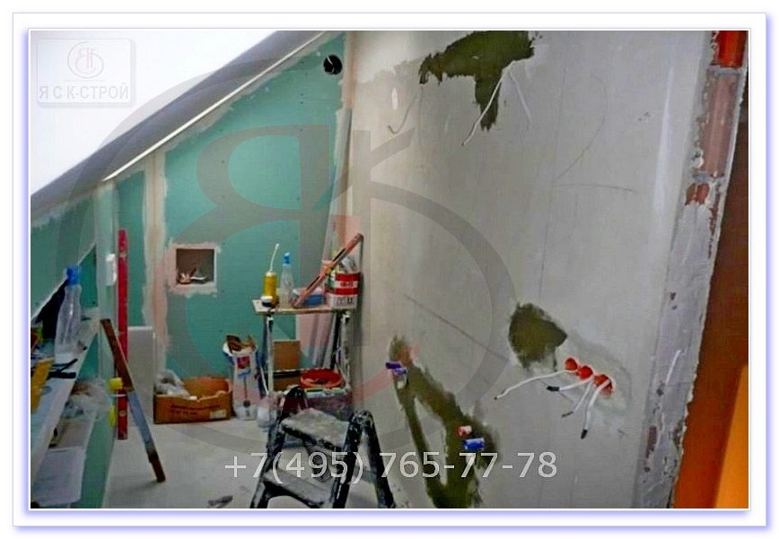 Ванная комната 8,5 м2 в ЖК Олимпийская деревня. Как проводили отделку комнаты, Весь цикл черновой и чистовой отделки, - фото отчет (3)