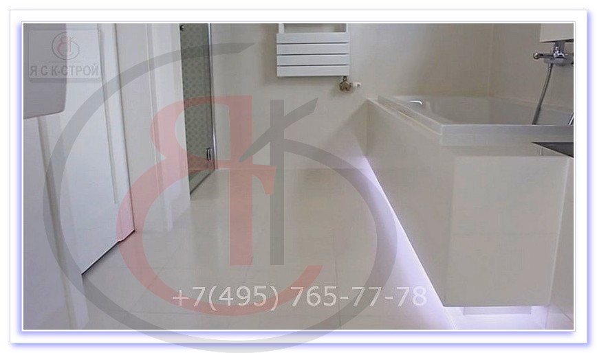 Ванная комната 8,5 м2 в ЖК Олимпийская деревня. Как проводили отделку комнаты, Весь цикл черновой и чистовой отделки, - фото отчет (13)