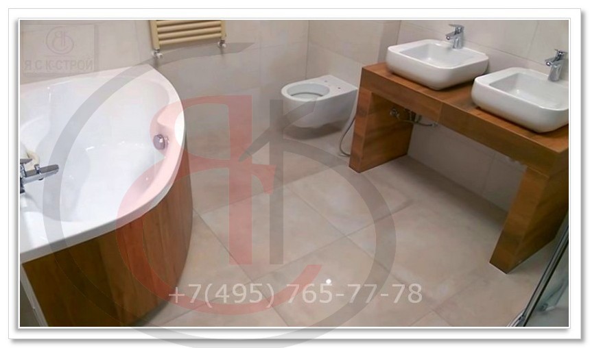 Дизайн большой ванной комнаты 4,7 кв.м., р-н Черемушки, ФОТО-ОТЧЕТ (1)