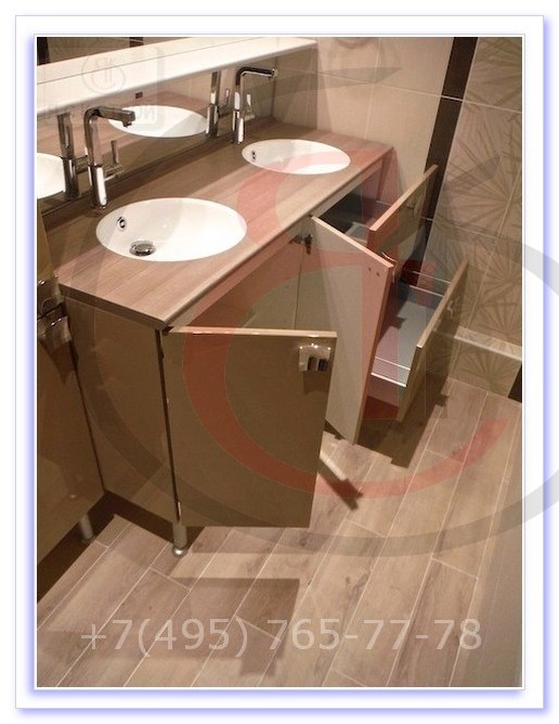 Плитка в ванную комнату, дизайн нейтральный в бежевых тонах. , СТАЛО ЛУЧШЕ (3)