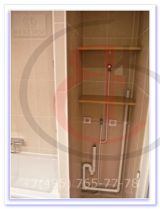 Плитка в ванную комнату, дизайн нейтральный в бежевых тонах. , СТАЛО ЛУЧШЕ (12)