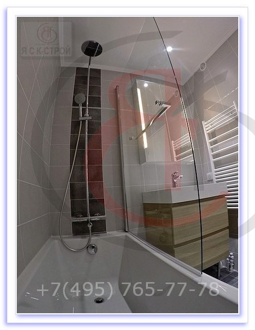 Новый вид после ремонта ванной комнаты и туалета 3,1 м2, р-н Дмитровка, ФОТО ПОСЛЕ (8)